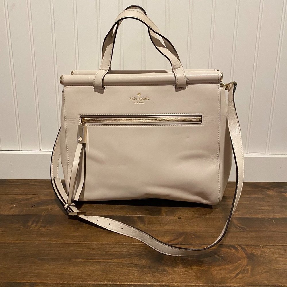 Kate Spade Royal Place Cherise Leather Satchel - Picture 1 of 14